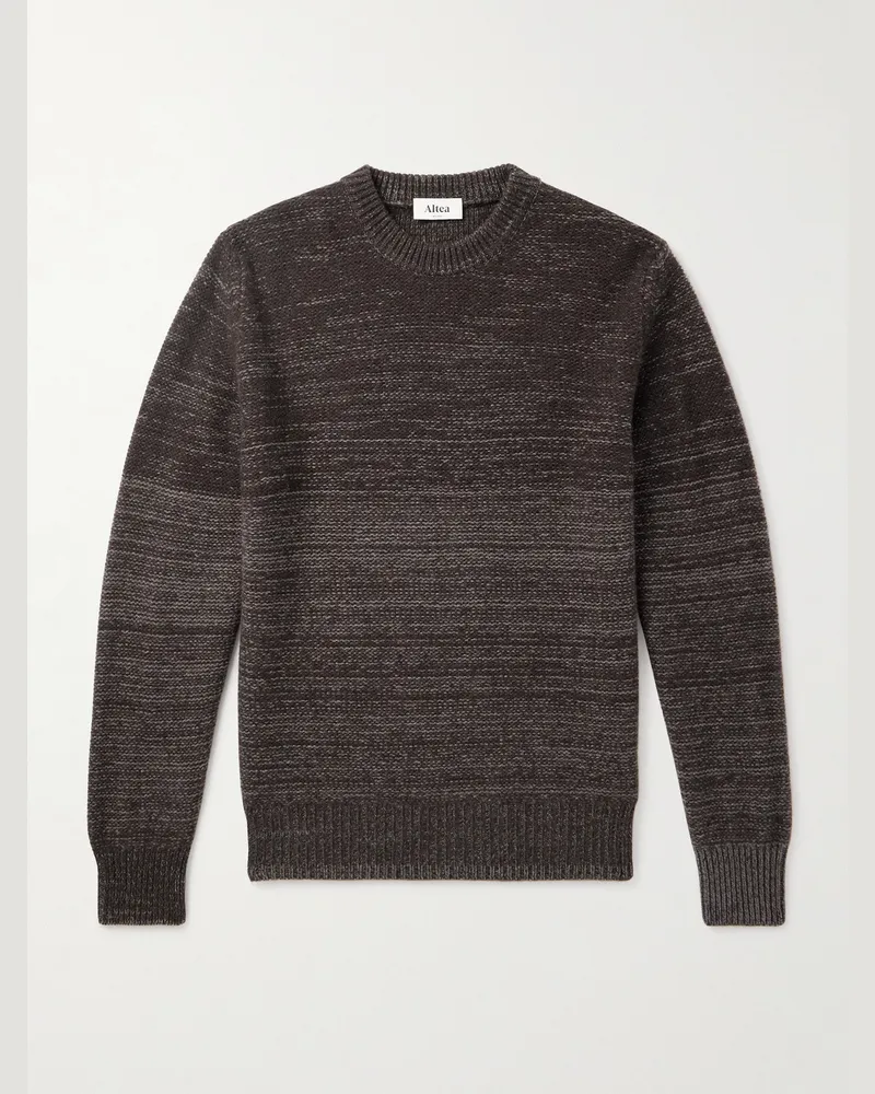 Altea Pullover aus einer Mischung aus Yakwolle, Wolle und Kaschmir Braun