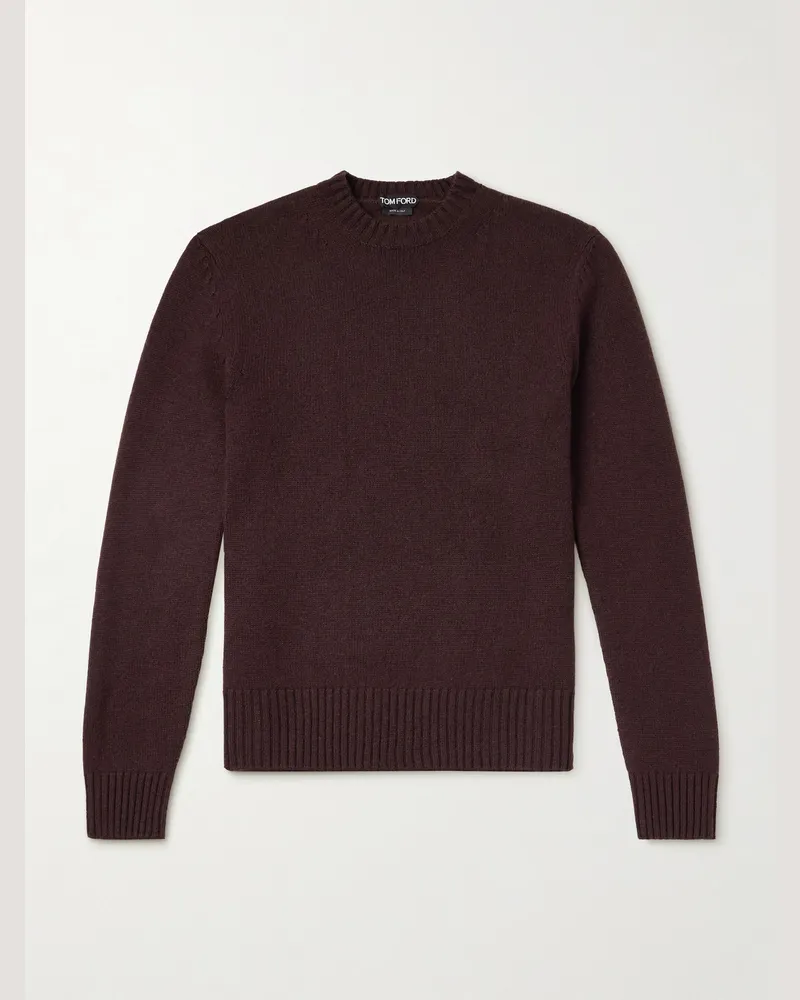 Tom Ford Pullover aus Kaschmir Braun