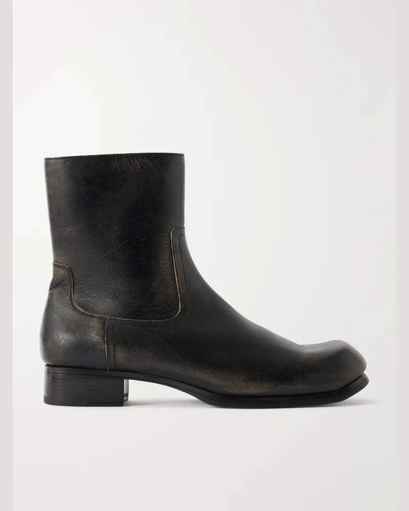 Maison Margiela Float Leather Chelsea Boots Black