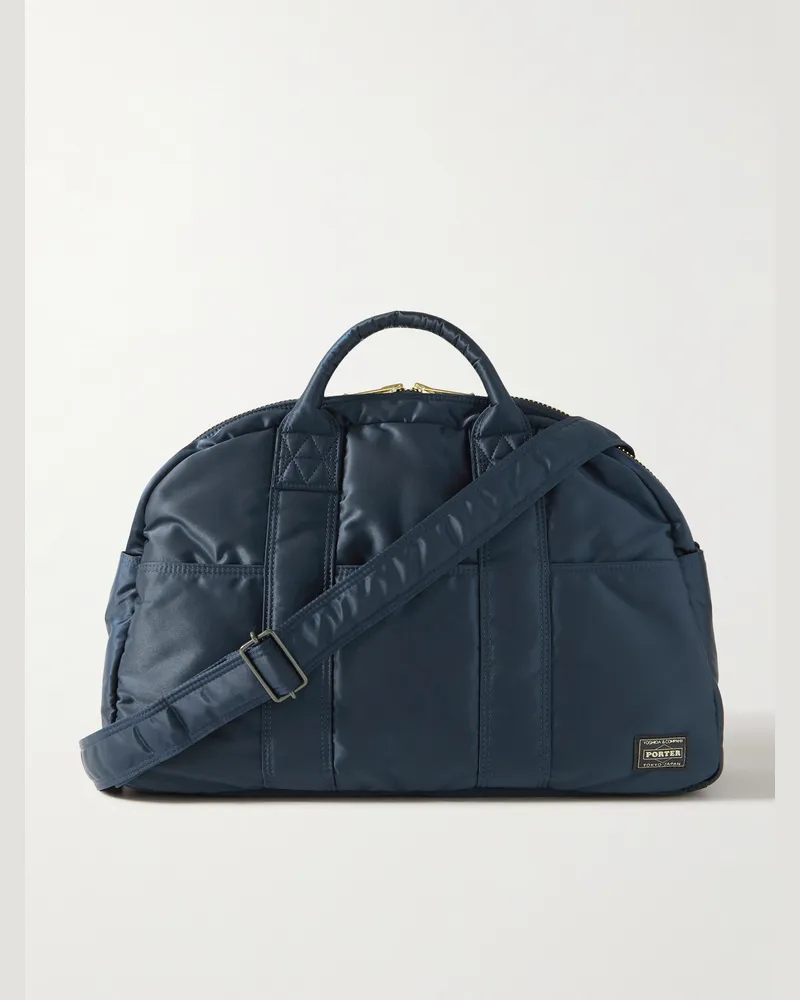 PORTER-YOSHIDA & CO Tanker Boston Twill Tote Bag Blue