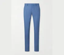 Slim-Fit Straight-Leg Wool Suit Trousers