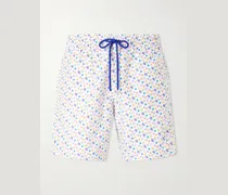 Moorea Straight-Leg Mid-Length Printed Swim Shorts