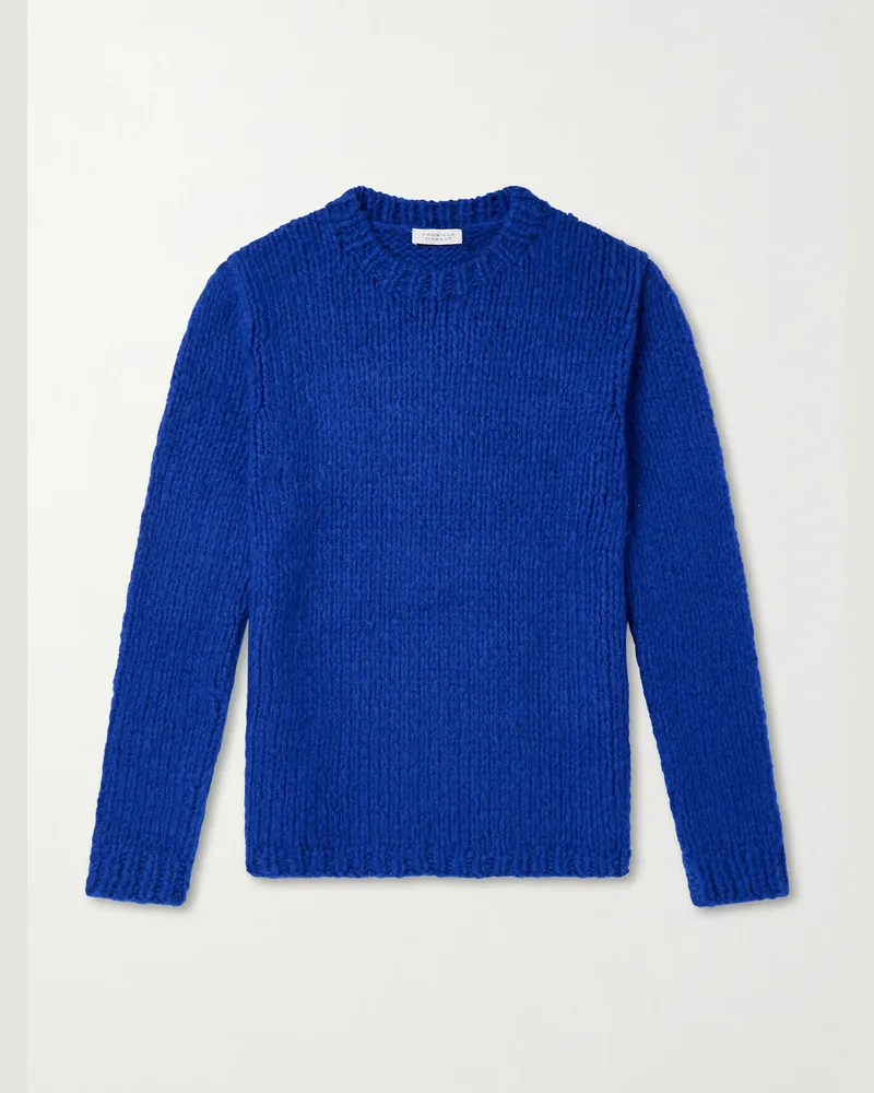 Gabriela Hearst Lawrence Welfat Cashmere Sweater Blue