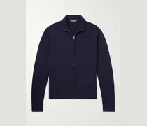 Cashmere Zip-Up Sweater