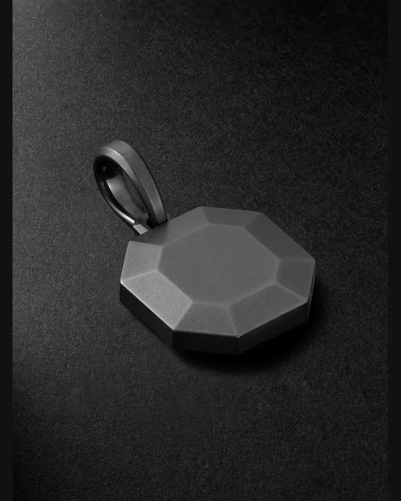 David Yurman Anhänger aus Titan Schwarz