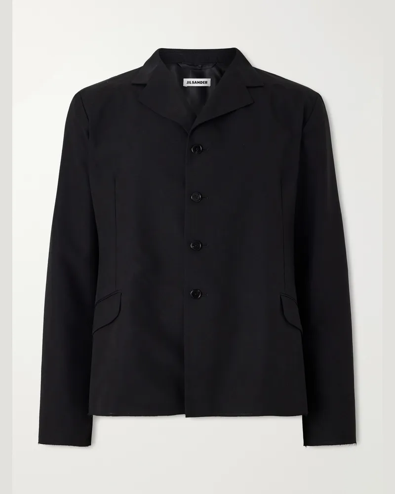 Jil Sander Virgin Wool Jacket Black
