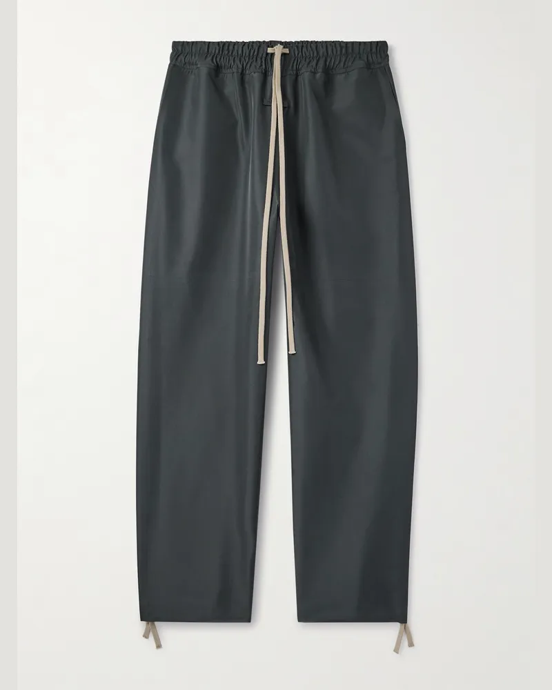 Fear of God Weit geschnittene Hose aus Jersey mit Kordelzugbund Schwarz