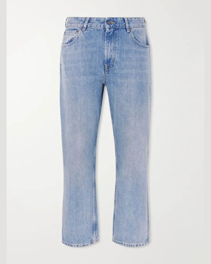 Corridor Straight-Leg Organic Jeans Blue