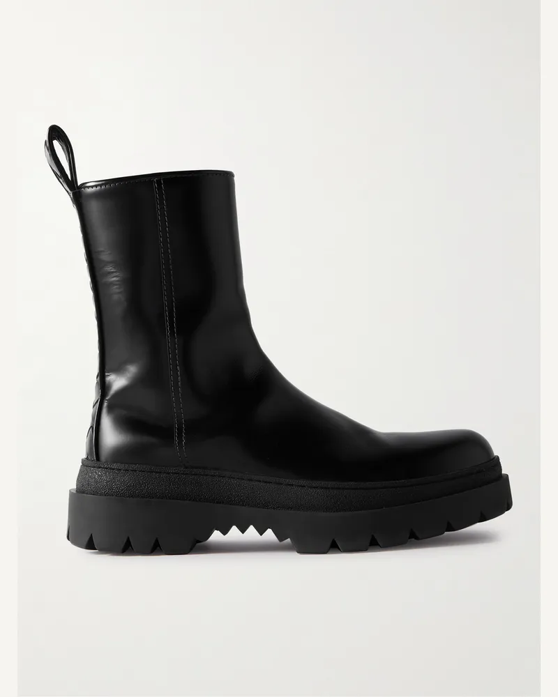 Bottega Veneta Stiefel aus Leder Schwarz