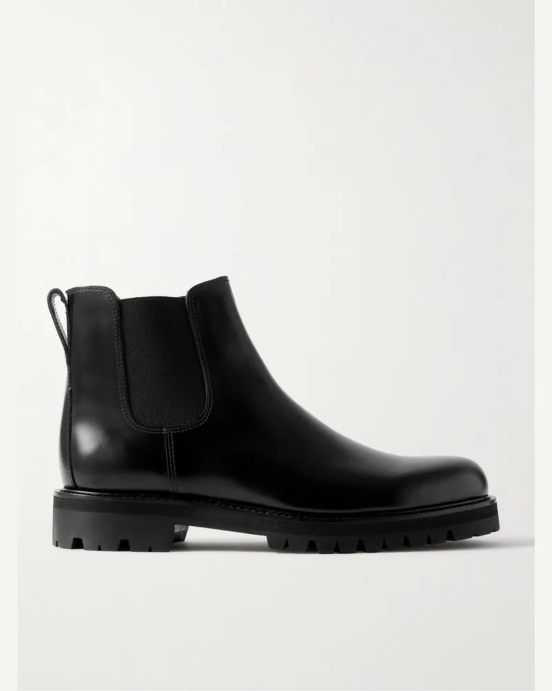 MR P. Jaques Chelsea Boots aus Leder Schwarz