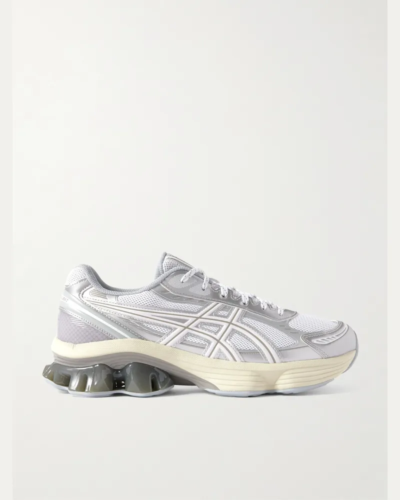 Asics GEL-KINETIC-FLUENT™ Sneakers aus Metallic-Mesh Grau