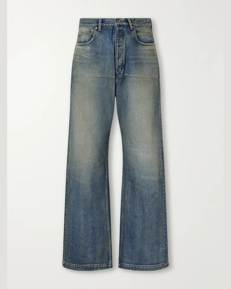 DRKSHDW by Rick Owens Strobe Wide-Leg Jeans Blue