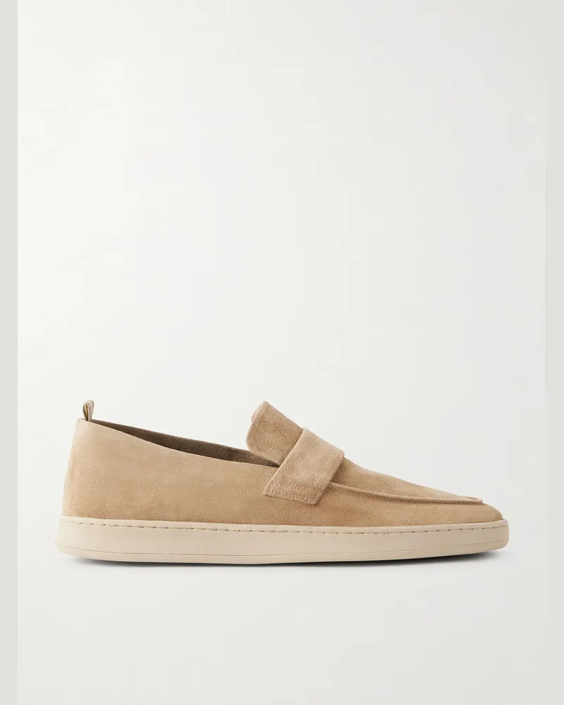 Officine Creative Italia Herbie 001 Loafers aus Veloursleder Neutral