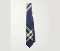 7cm Checked Silk-Twill Tie