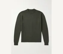 Boiled Cashmere and Wool-Blend Sweater