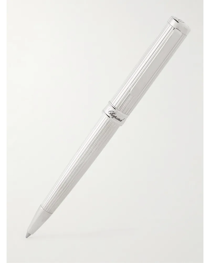 Silberfarbener Kugelschreiber
