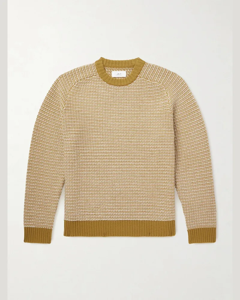 MR P. Wool and Cashmere-Blend Sweater Neutrals