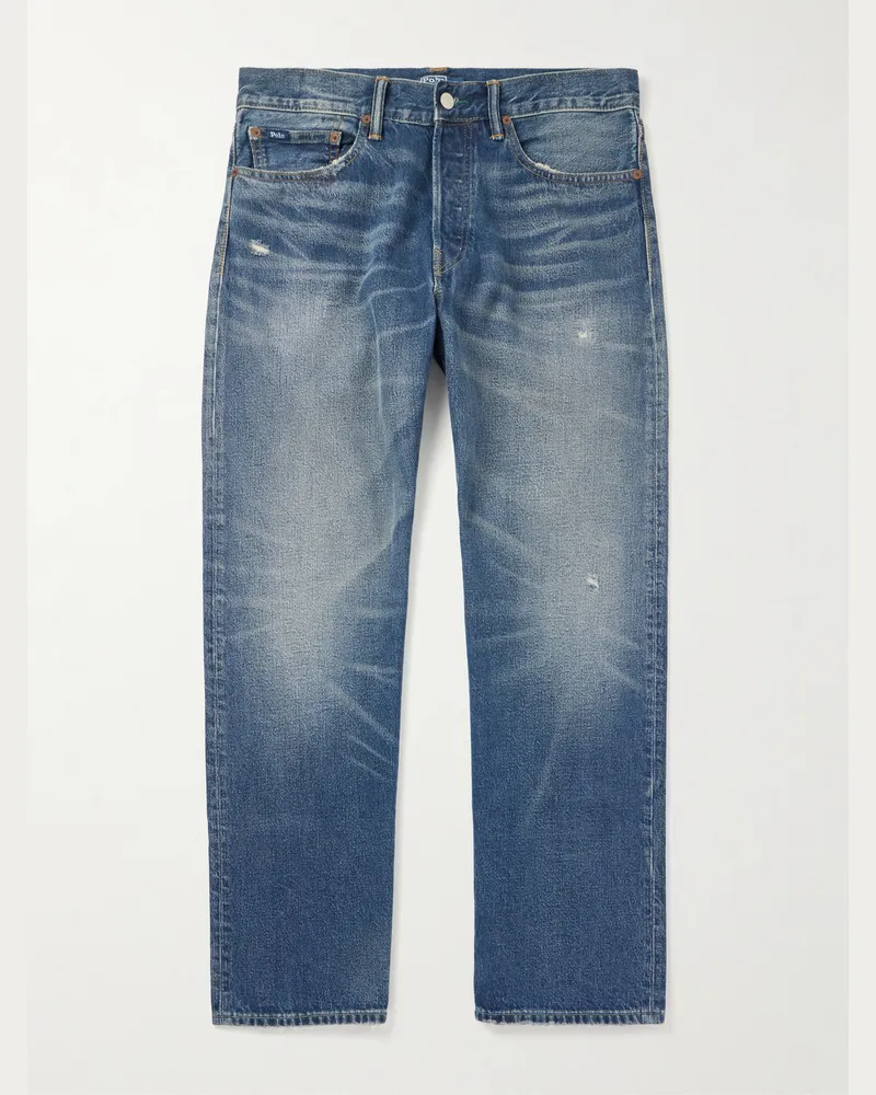 Ralph Lauren Gerade geschnittene Jeans Blau