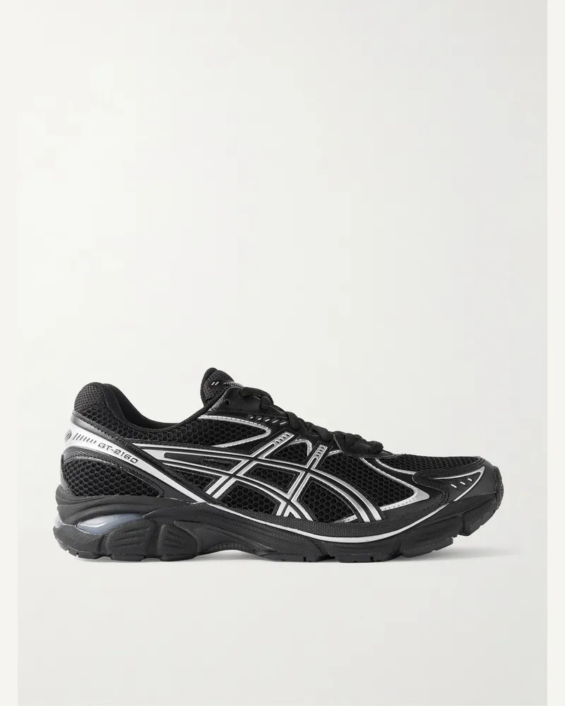Asics GT-2160 Sneakers aus Mesh und Leder Schwarz