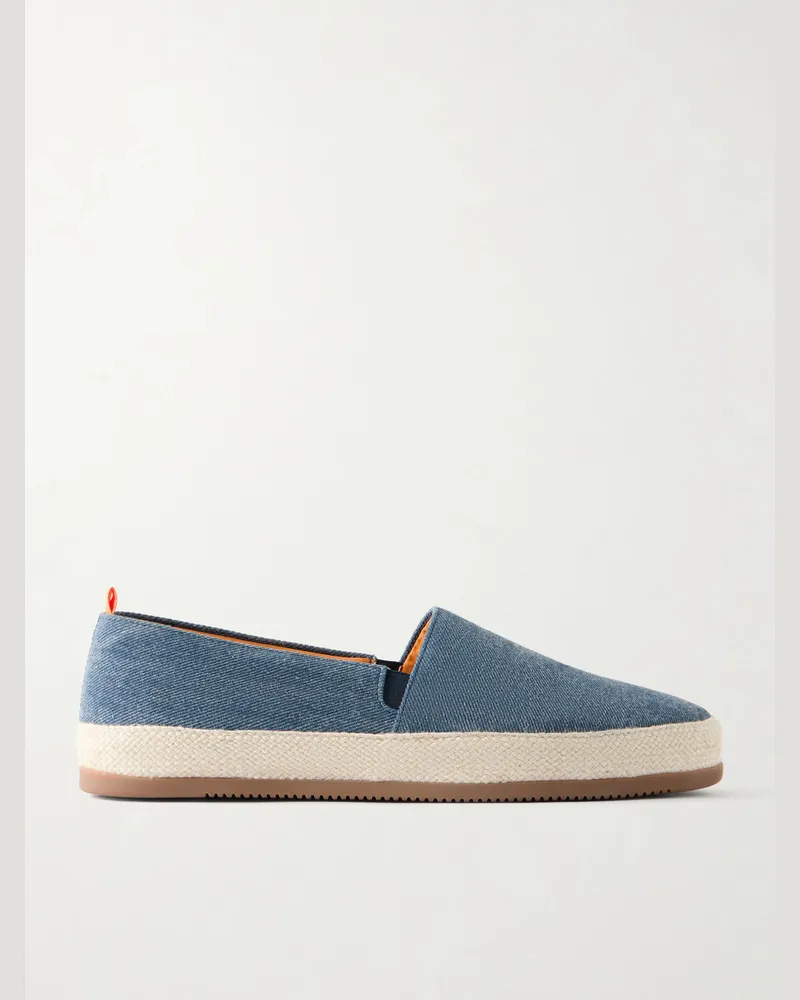 MULO Linen Espadrilles Blue