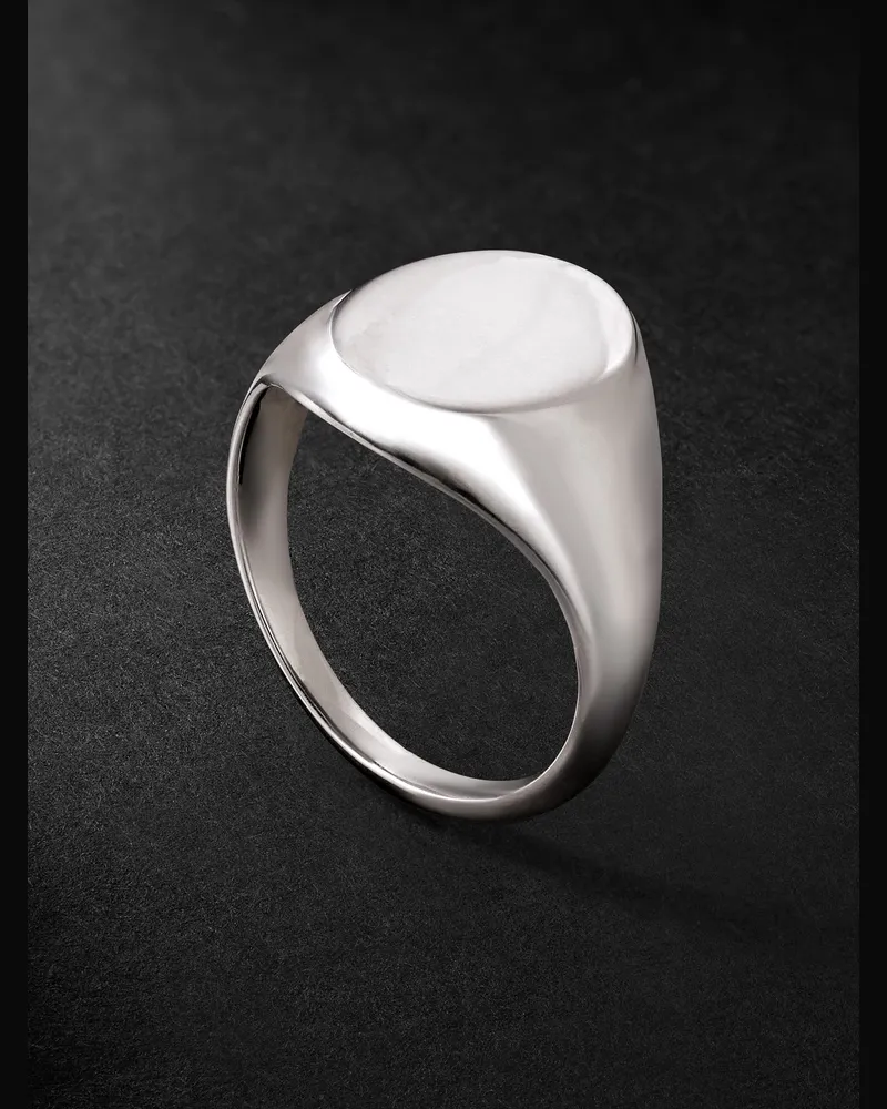 MAOR Sterling Silver Signet Ring Silver