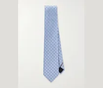 8cm Logo-Jacquard Silk Tie