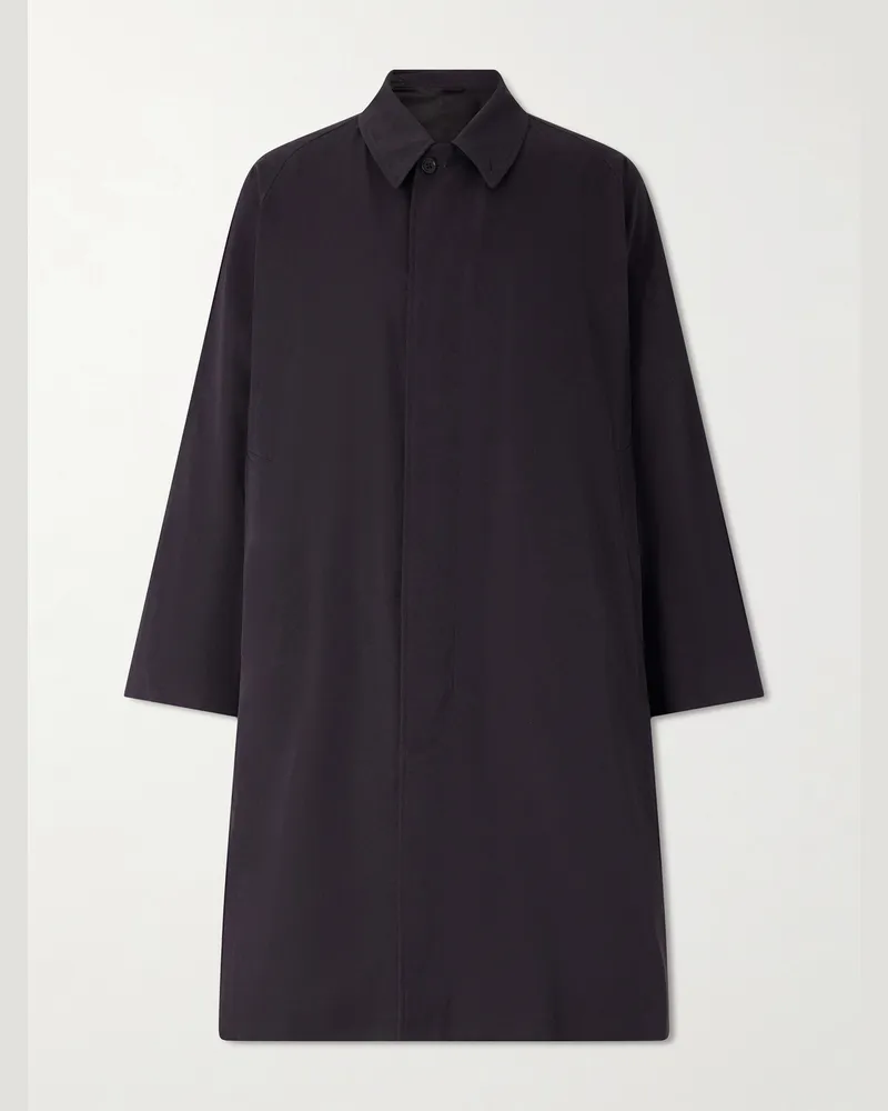 Kaptain Sunshine Walker Cotton-Gabardine Coat Blue