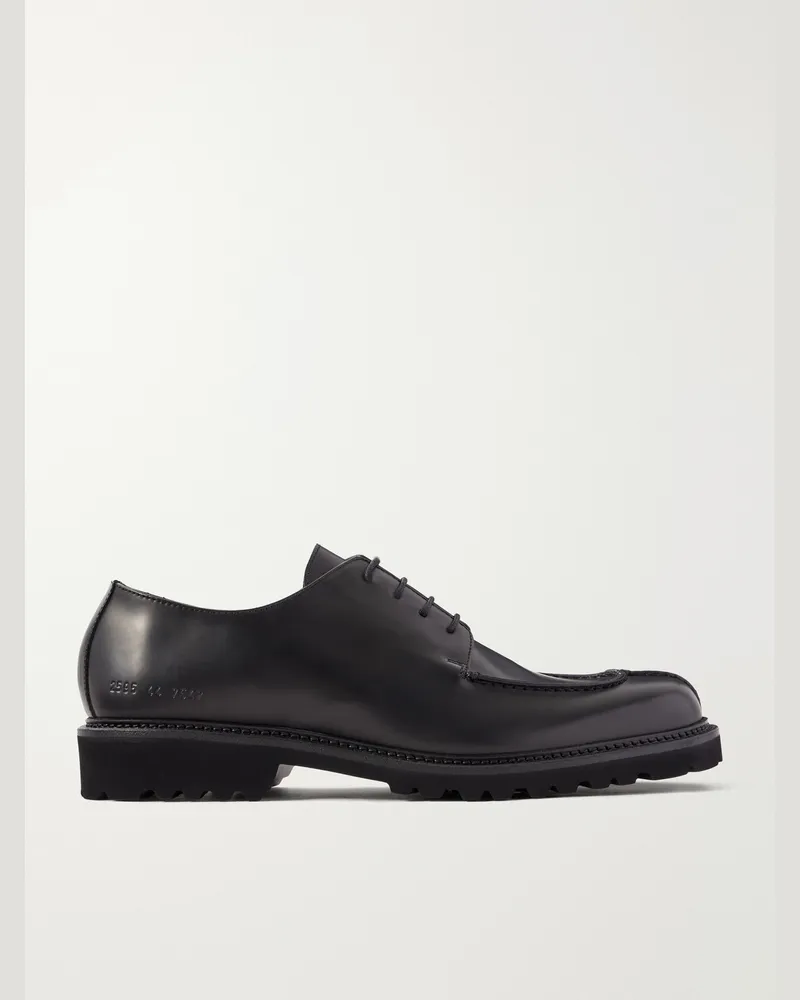 Common Projects Leather Derby Shoes Black