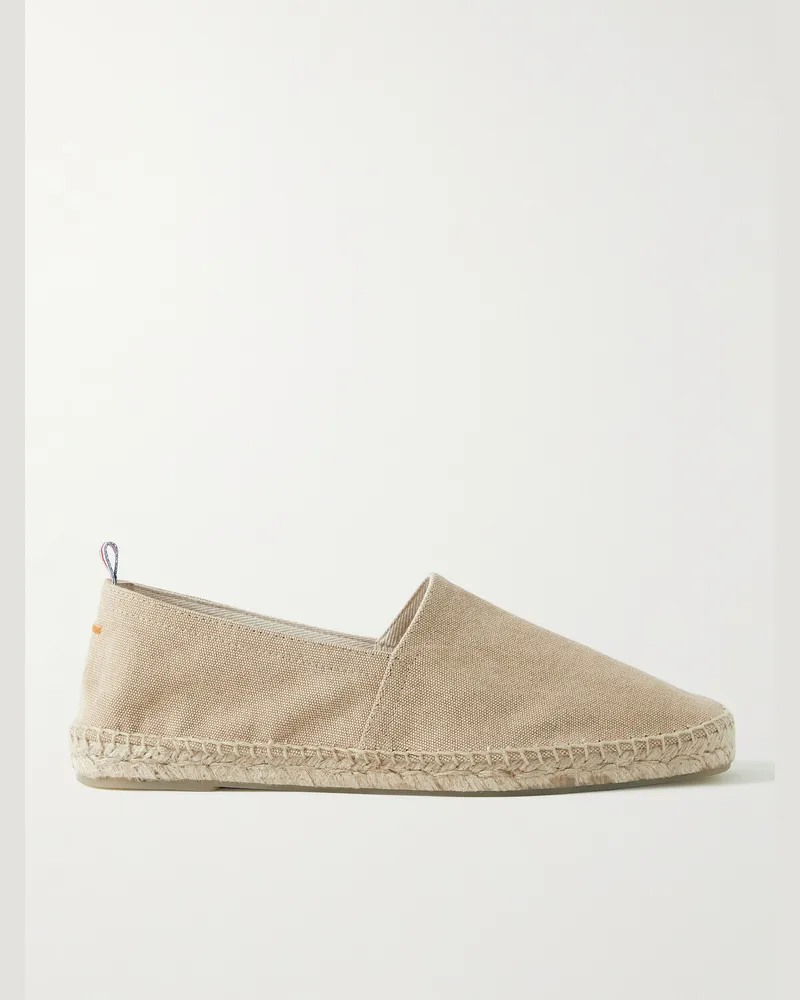Castañer Pablo Espadrilles aus Canvas Neutral