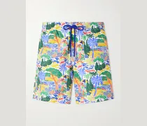 Moorea Straight-Leg Mid-Length Printed ECONYL® Swim Shorts