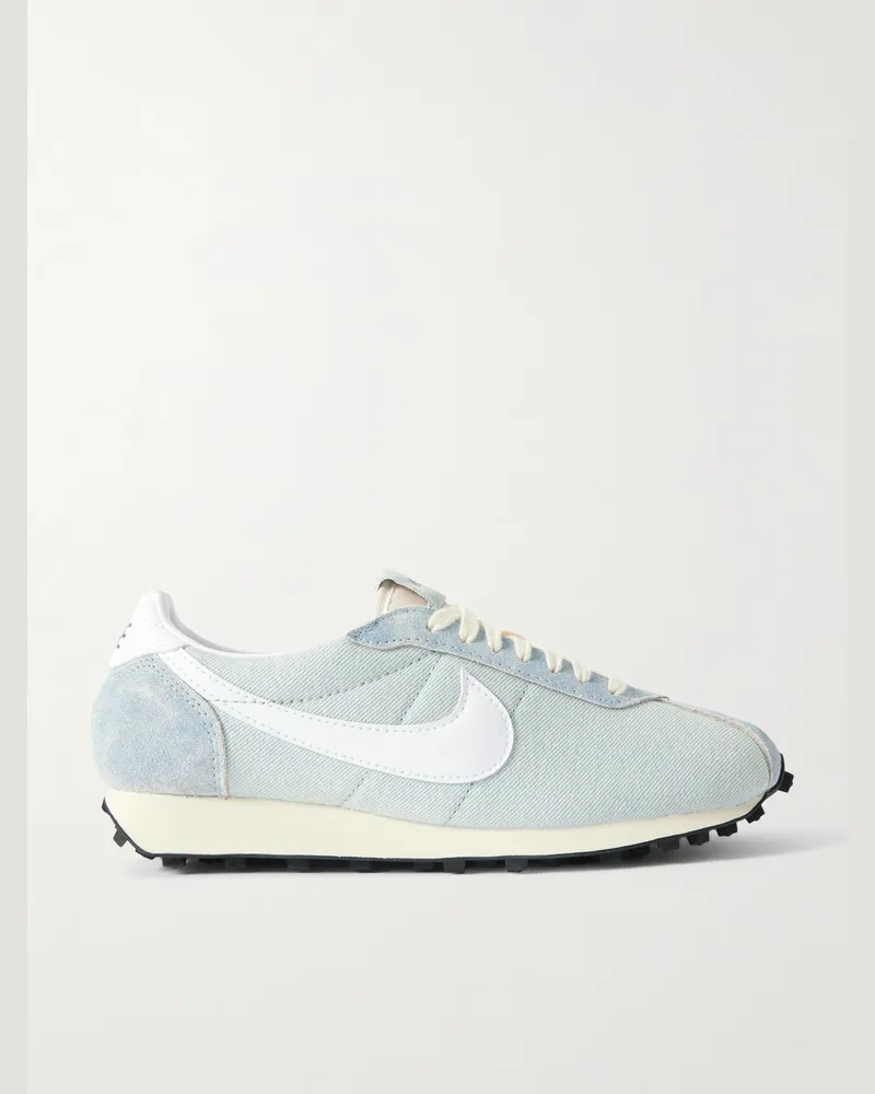 Nike LD-1000 Sneakers aus Denim mit Besatz aus Leder und Veloursleder Blau