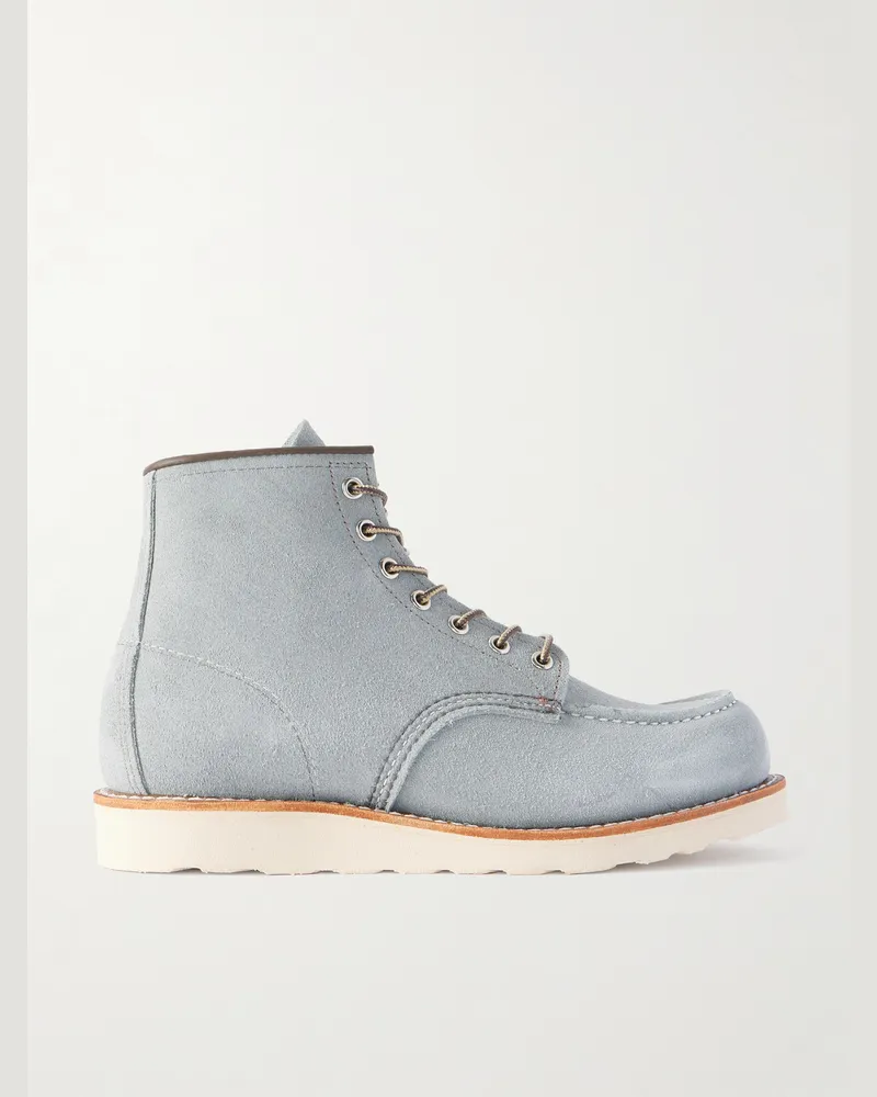Red Wing Shoes 8800 Classic Stiefel aus Veloursleder mit Mokassin-Naht Blau