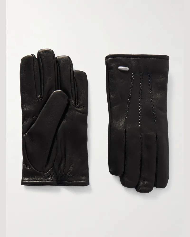 Our Legacy His Handschuhe aus Leder Schwarz