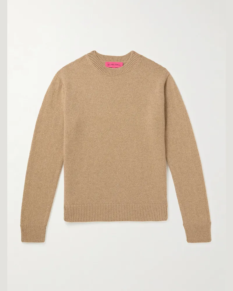 The Elder Statesman Cashmere Sweater Brown