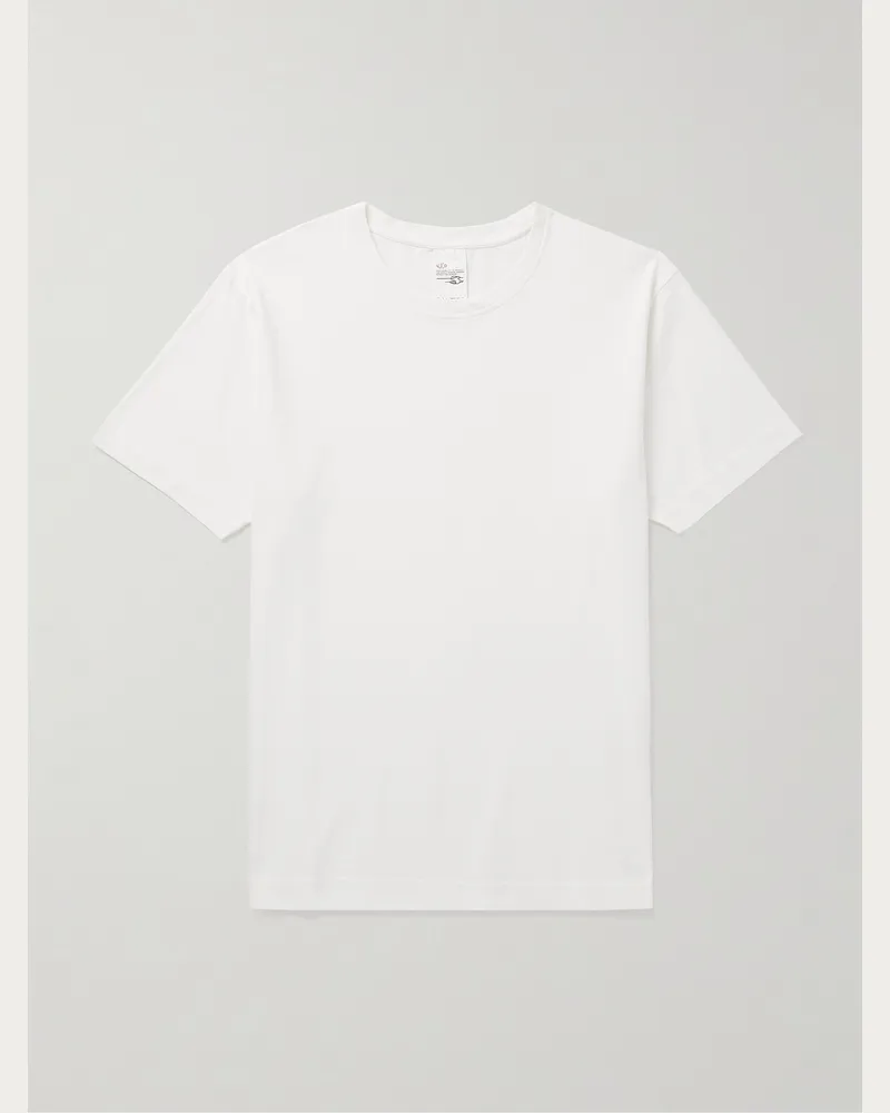 Nudie Jeans Uno Everyday Cotton-Jersey T-Shirt White