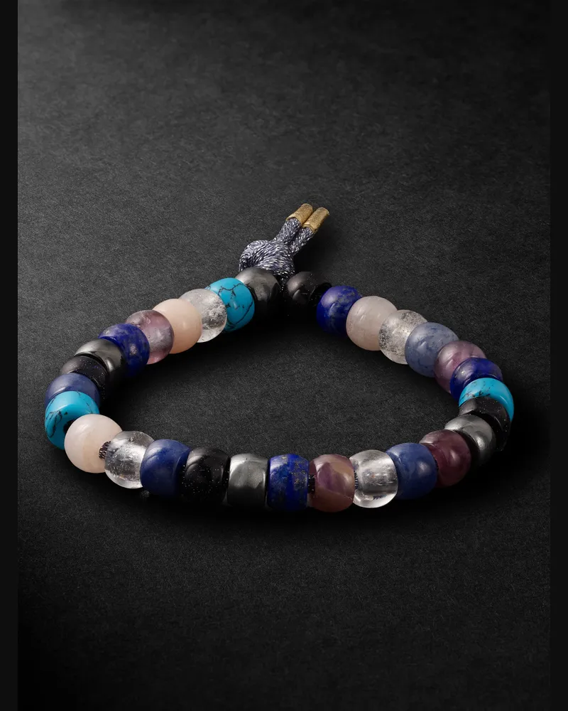 Carolina Bucci Firenze Forte 18-Karat Gold Multi-Stone Beaded Bracelet Multi