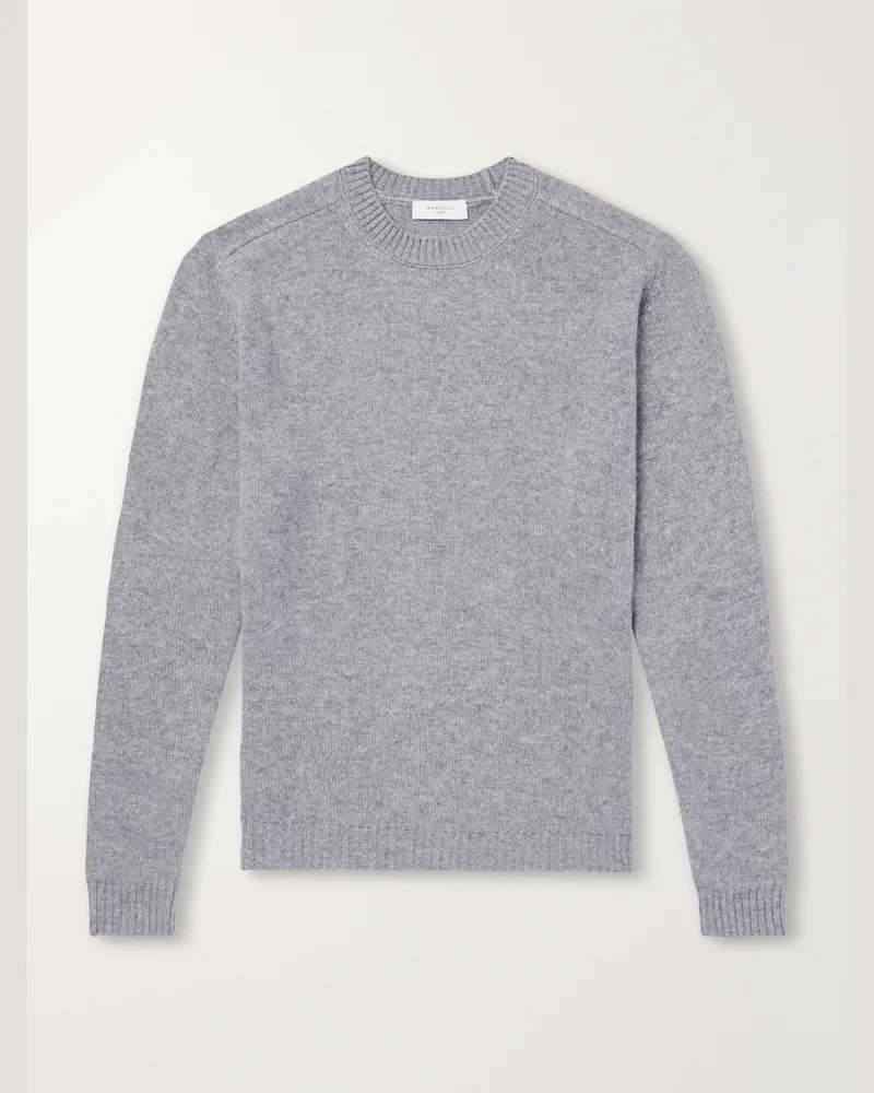 Boglioli Wool and Cashmere-Blend Sweater Gray