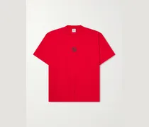 Biker Cross Logo-Print Cotton-Jersey T-Shirt