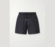 Straight-Leg Mid-Length Swim Shorts