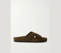 Wicklow Sandalen aus Veloursleder