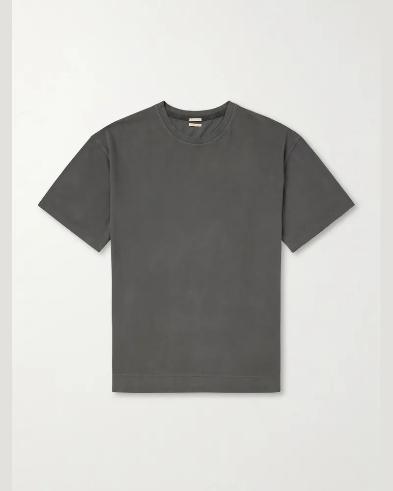 Massimo Alba Nevis Cotton-Jersey T-Shirt Gray