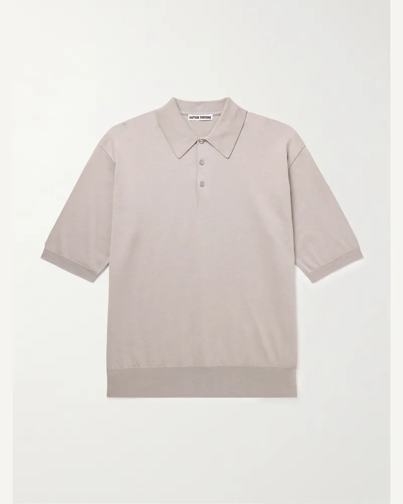 Kaptain Sunshine Polohemd aus Baumwolle Braun