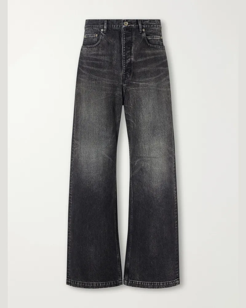 DRKSHDW by Rick Owens Strobe Wide-Leg Jeans Black
