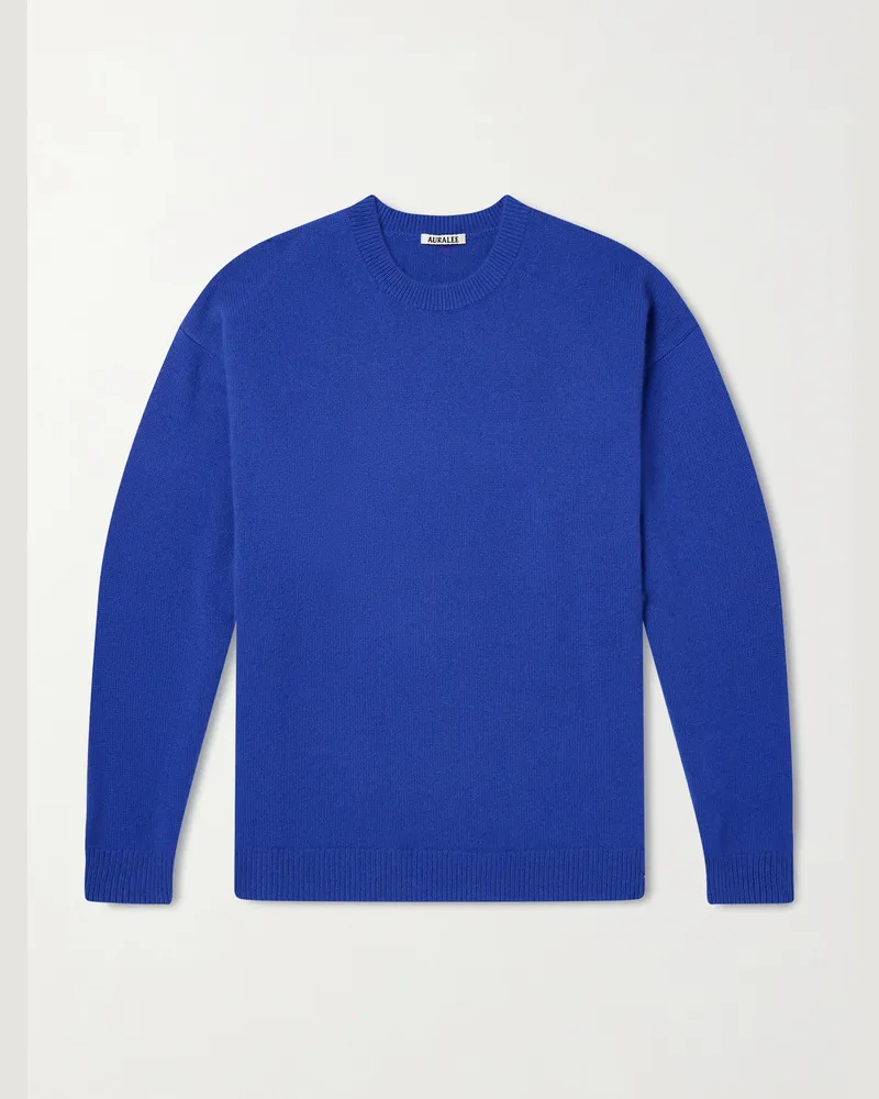 AURALEE Cashmere Sweater Blue