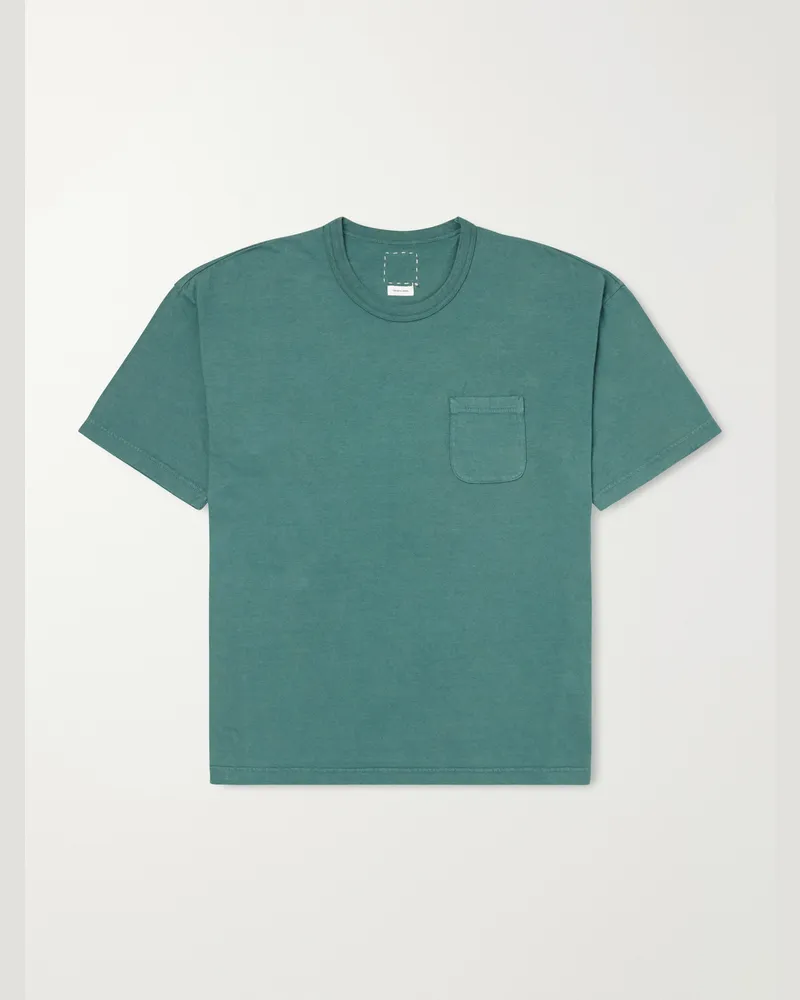 Visvim Jumbo Cotton T-Shirt Green