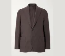 Linen Single-Breasted Blazer