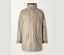 Oversized-Mantel aus wattierter Wolle