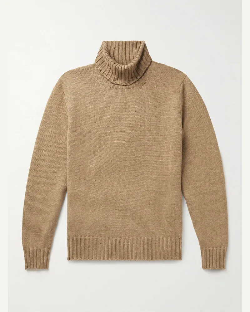Loro Piana Grafton Rollkragenpullover aus Kaschmir Braun