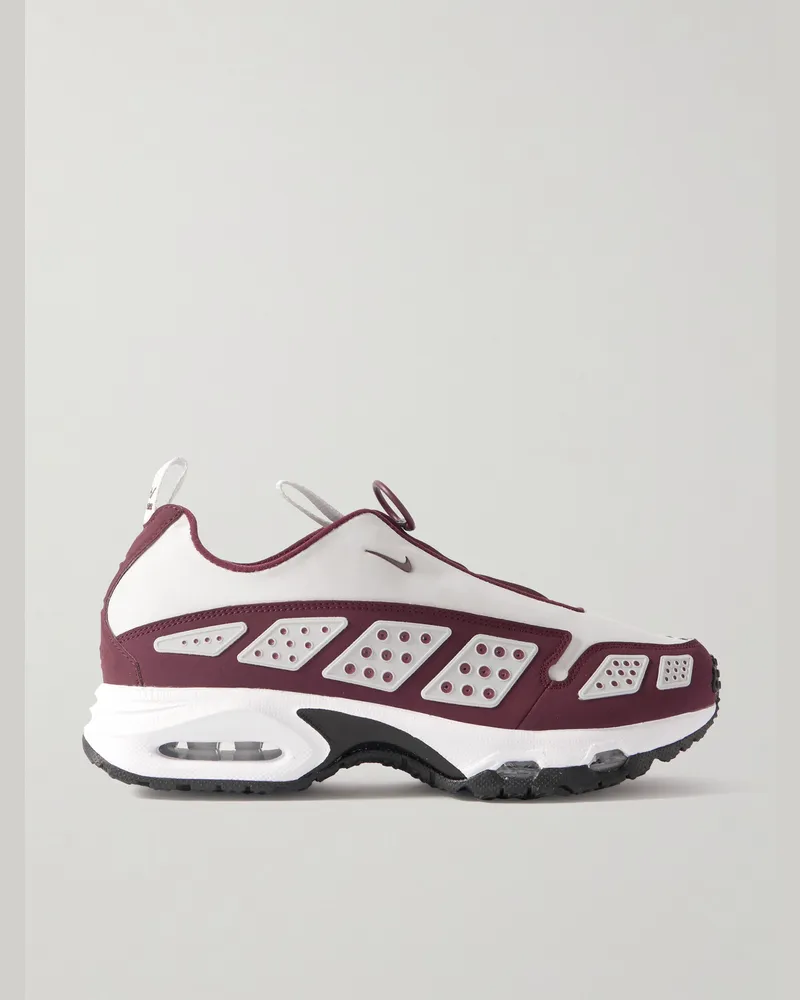 Nike Air Max SNDR Sneakers aus Scuba mit Gummibesatz Burgunder