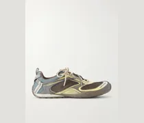 Radar Gradient Lines Mesh and Rubber Sneakers